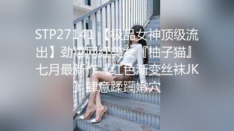 STP27141 【极品女神顶级流出】劲爆网红美女『柚子猫』七月最新作《红色渐变丝袜JK》肆意蹂躏嫩穴