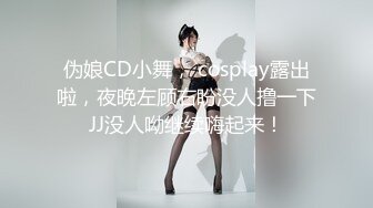 伪娘CD小舞， cosplay露出啦，夜晚左顾右盼没人撸一下JJ没人呦继续嗨起来！