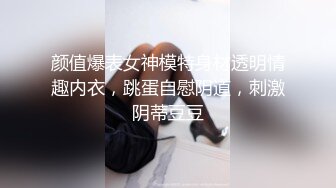 颜值爆表女神模特身材透明情趣内衣，跳蛋自慰阴道，刺激阴蒂豆豆