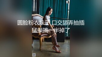 圆脸粉衣妹子 口交舔弄抽插猛操搞一半掉了