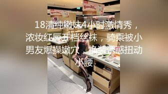    18清纯嫩妹4小时激情秀，浓妆红唇开档丝袜，骑乘被小男友爆操嫩穴，换装诱惑扭动小腰