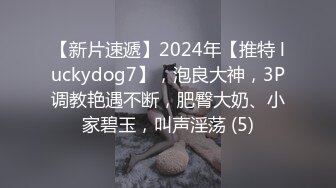 【新片速遞】2024年【推特 luckydog7】，泡良大神，3P调教艳遇不断，肥臀大奶、小家碧玉，叫声淫荡 (5)