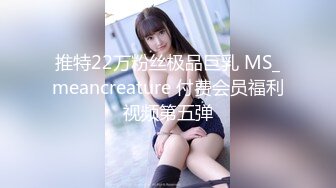 推特22万粉丝极品巨乳 MS_meancreature 付费会员福利视频第五弹