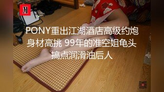 PONY重出江湖酒店高级约炮身材高挑 99年的准空姐龟头搞点润滑油后人