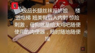 ❤️极品长腿丝袜淫娇娘❤️楼道电梯 翘美臀后入内射 惊险刺激，母狗就是给大鸡吧随便使用的肉便器，随时随地随便操